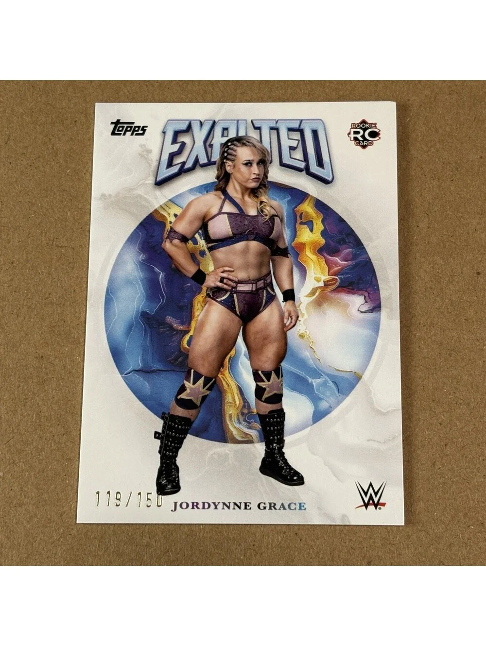 2025 Topps Exalted WWE Jordynne Grace RC #30 White #/150 NXT